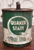 画像1: dp-190601-07 QUAKER STATE / 1970's 5 U.S.Gallons Motor Oil Can
