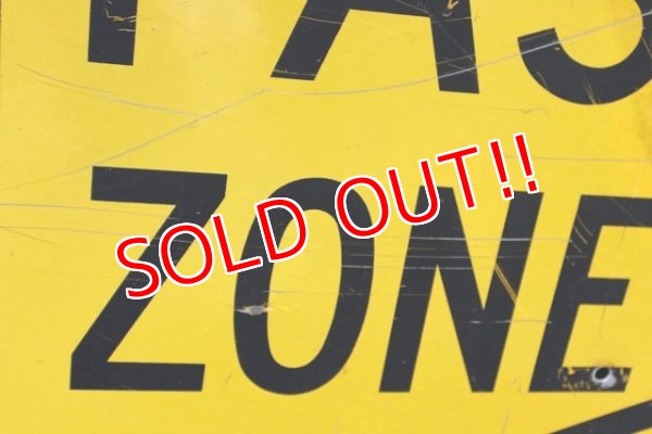 画像4: dp-190601-17 Road Sign "NO PASSING ZONE"