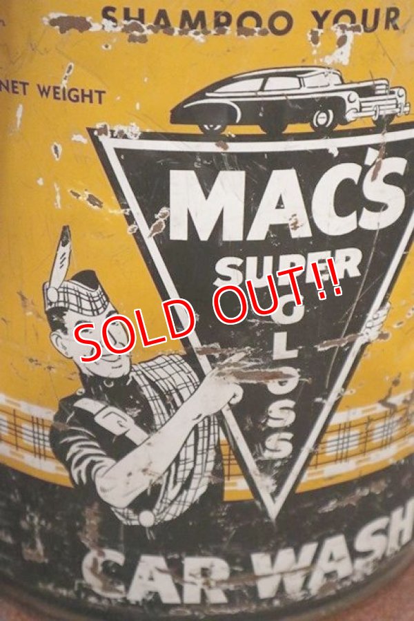 画像4: dp-190601-09 MAC'S SUPER GLOSS / 1959 5 U.S.Gallons Car Wash Can