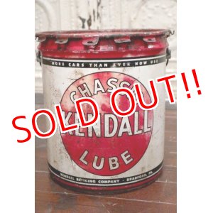 画像: dp-190601-08 KENDALL LUBE / 1955 5 U.S.Gallons Motor Oil Can