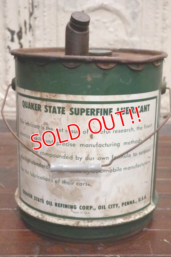 画像3: dp-190601-07 QUAKER STATE / 1970's 5 U.S.Gallons Motor Oil Can