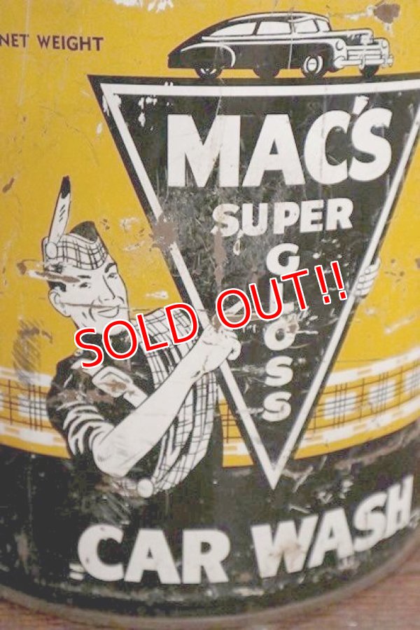 画像2: dp-190601-09 MAC'S SUPER GLOSS / 1959 5 U.S.Gallons Car Wash Can