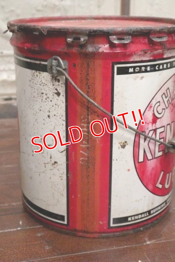 画像4: dp-190601-08 KENDALL LUBE / 1955 5 U.S.Gallons Motor Oil Can