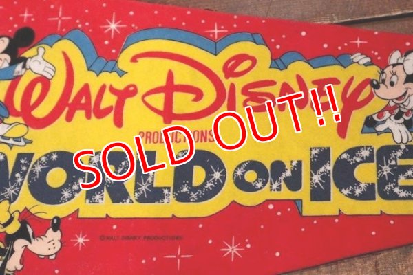 画像4: ct-190605-71 Walt Disney's / World on Ice 1970's Pennant