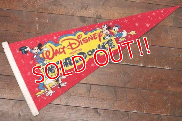 画像1: ct-190605-71 Walt Disney's / World on Ice 1970's Pennant