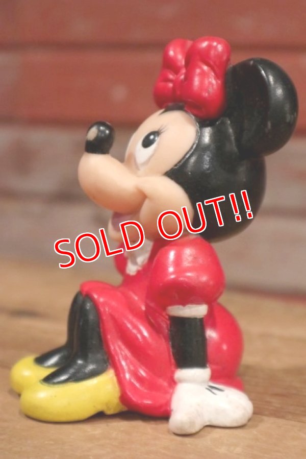 画像3: ct-190605-47 Minnie Mouse / 1990's Soft Vinyl Figure