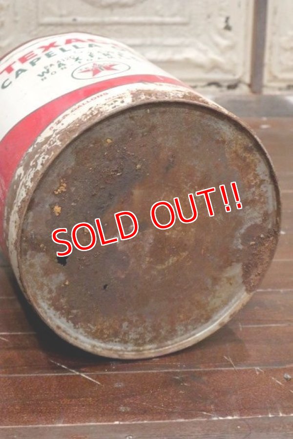 画像8: dp-190701-03 TEXACO / 1966 5 U.S.Gallons Motor Oil Can