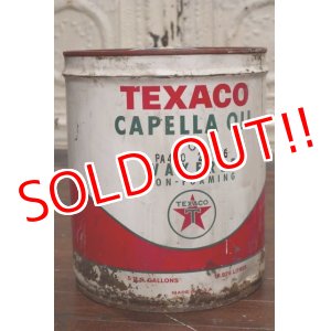 画像: dp-190701-03 TEXACO / 1966 5 U.S.Gallons Motor Oil Can