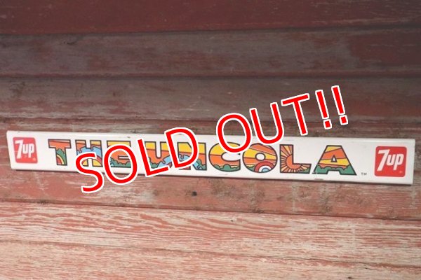 画像2: dp-190701-40 7up / THE UNCOLA 1970's Metal Sign