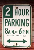 画像1: dp-190701-34 Road Sign "2 HOUR PARKING"