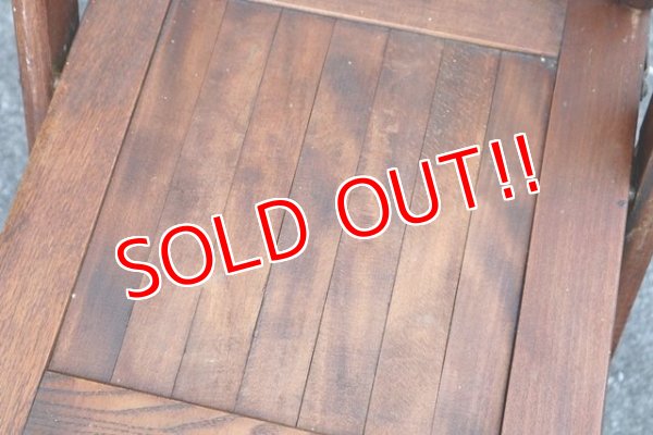 画像3: dp-190701-17 Vintage Wood Folding Chair