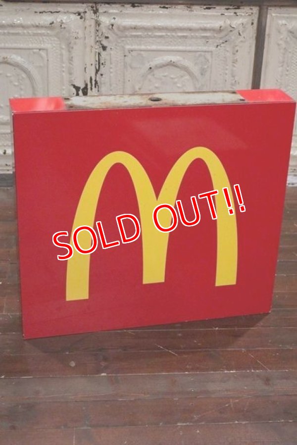 画像1: dp-190701-39 【PRICE DOWN!!】McDonald's / Store Display Sign