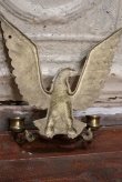 画像4: dp-190522-02 Vintage Brass Eagle Candle Holder