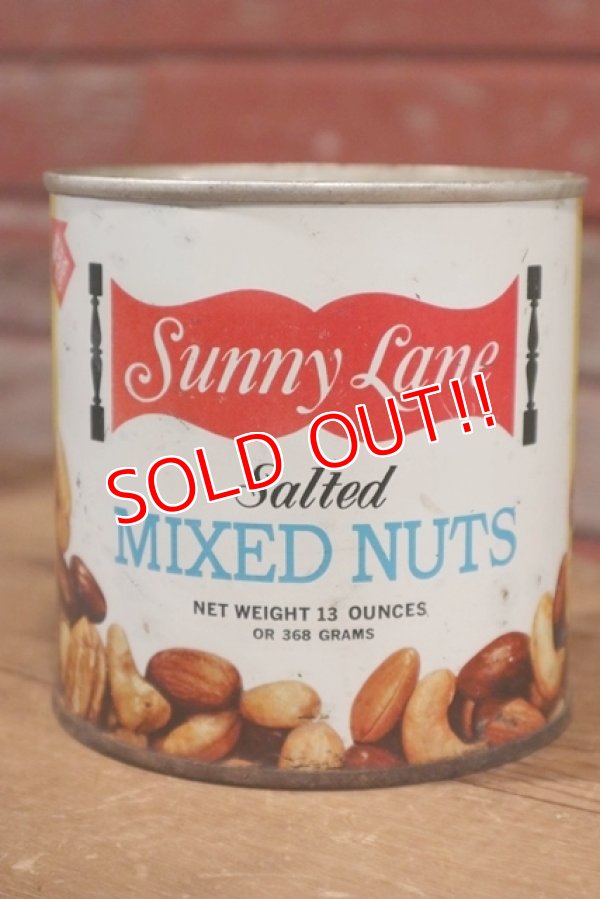 画像1: dp-210901-76 Sunny Lane / Vintage Salted Mixed Nuts Can