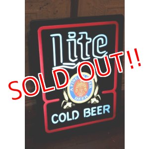 画像: dp-190701-41 Miller Lite Beer / 1980's Lighted Sign
