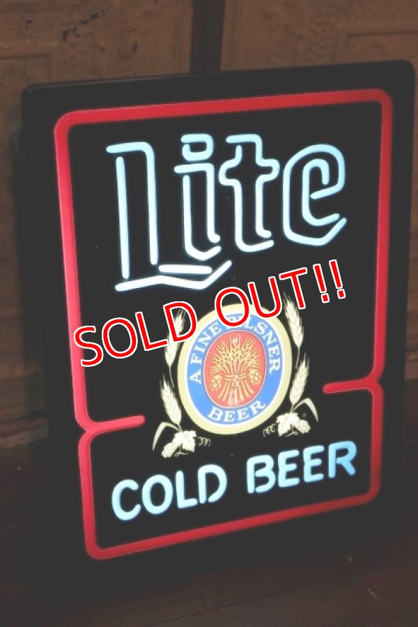 画像1: dp-190701-41 Miller Lite Beer / 1980's Lighted Sign