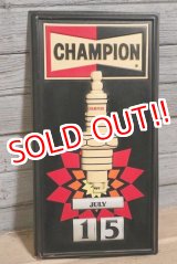 画像: dp-190701-44 CHAMPION / Spark Plug 1980's Calendar