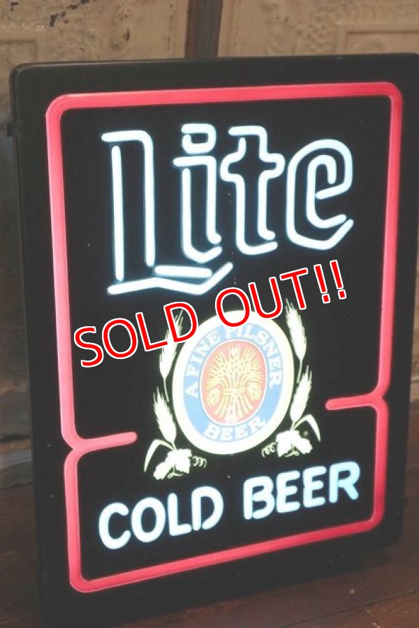 画像7: dp-190701-41 Miller Lite Beer / 1980's Lighted Sign