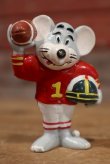 画像1: ct-140211-58 Chuck E. Cheese / 1986 PVC "Football"