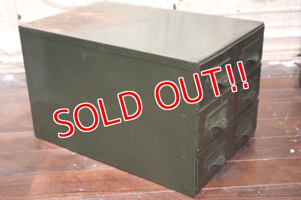 画像3: dp-190701-23 Vintage Metal Cabinet