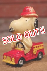 画像: ct-190801-02 Snoopy / AVIVA 1970's Die Cast Car "Fire Engine"