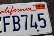 画像2: dp-190801-03 License Plate "California" Set