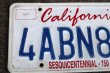 画像2: dp-190801-03 License Plate "California"