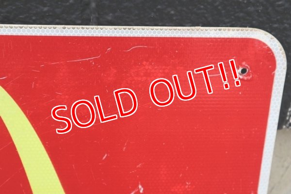 画像5: dp-190801-40 McDonald's / Road Side Sign "OPEN 24 HOURS"