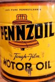 画像2: dp-190801-18 PENNZOIL / 1950's 4 U.S.Quarts Motor Oil Can