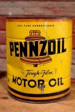 画像1: dp-190801-18 PENNZOIL / 1950's 4 U.S.Quarts Motor Oil Can