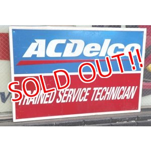 画像: dp-190801-42 AC Delco / Vintage Metal Sign