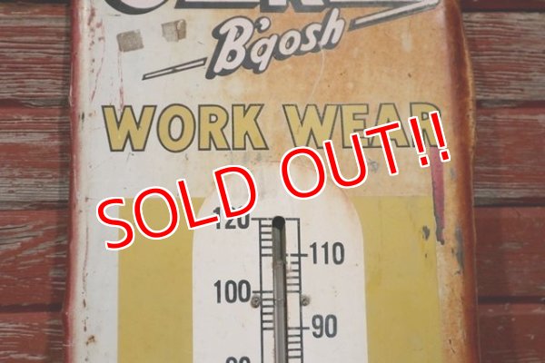 画像4: dp-190801-44 OSHKOSH / 1940's Advertising Thermometer