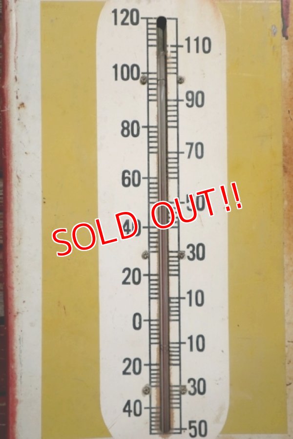 画像5: dp-190801-44 OSHKOSH / 1940's Advertising Thermometer
