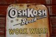 画像2: dp-190801-44 OSHKOSH / 1940's Advertising Thermometer