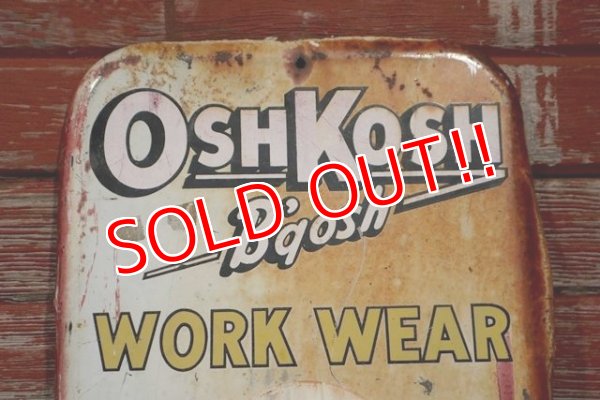 画像2: dp-190801-44 OSHKOSH / 1940's Advertising Thermometer