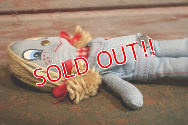 画像6: ct-190801-23 LEVI'S / 1970's Denim Rag Doll Girl (S)