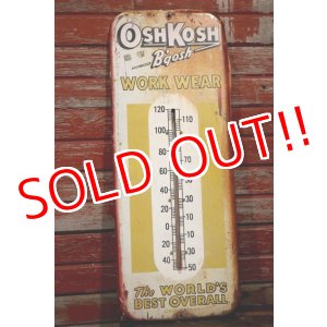 画像: dp-190801-44 OSHKOSH / 1940's Advertising Thermometer