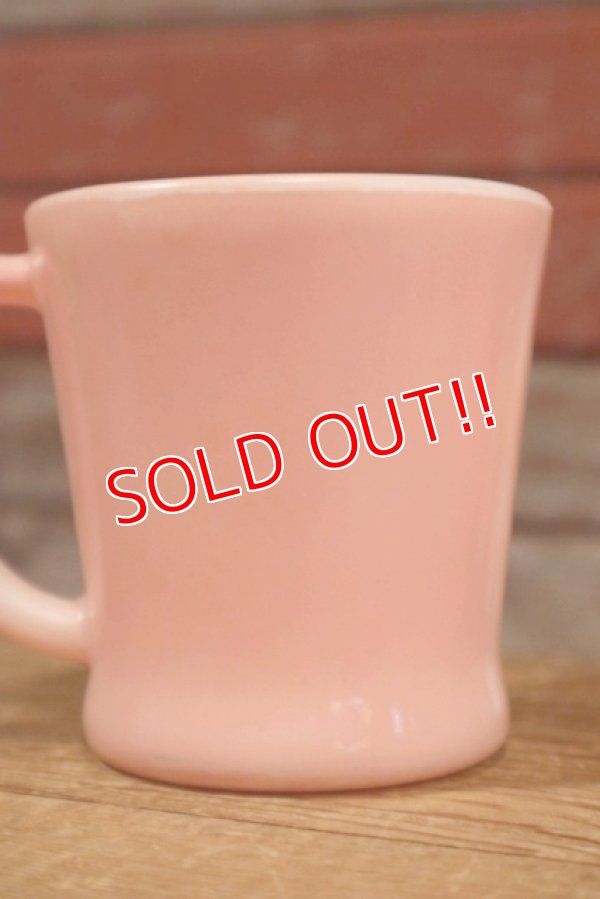 画像2: nfk-190801-05 Fire-King / D-Handle Mug Pink