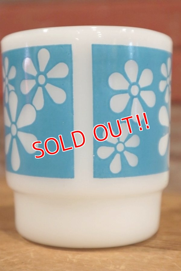 画像3: nfk-190801-03 Fire-King / Rhythmic Flower Mug