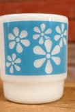画像2: nfk-190801-03 Fire-King / Rhythmic Flower Mug
