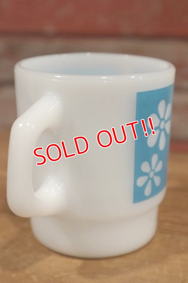 画像5: nfk-190801-03 Fire-King / Rhythmic Flower Mug