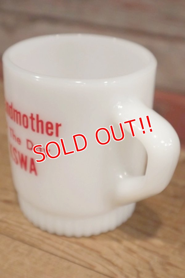 画像5: nfk-190801-09 Fire-King/ Grandmother  OF The Day KSWA Ribbed Bottom Mug