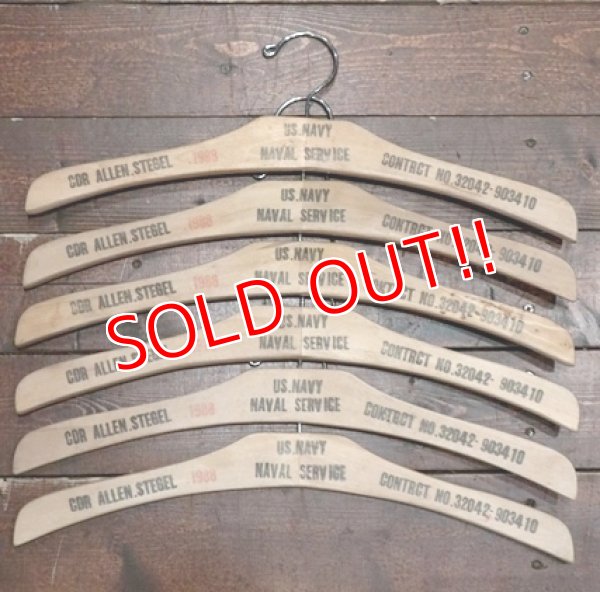 画像6: dp-190801-27 U.S.NAVY NAVAL SERVICE / 1988 Wood Hanger 