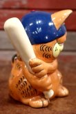 画像3: ct-190905-03 Garfield / Enesco 1980's Ceramic Coin Bank "Baseball" 