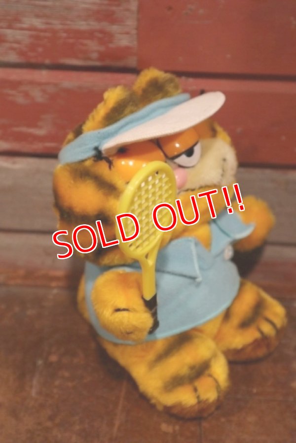 画像3: ct-190910-64 Garfield / 1980's Plush Doll "Tennis"