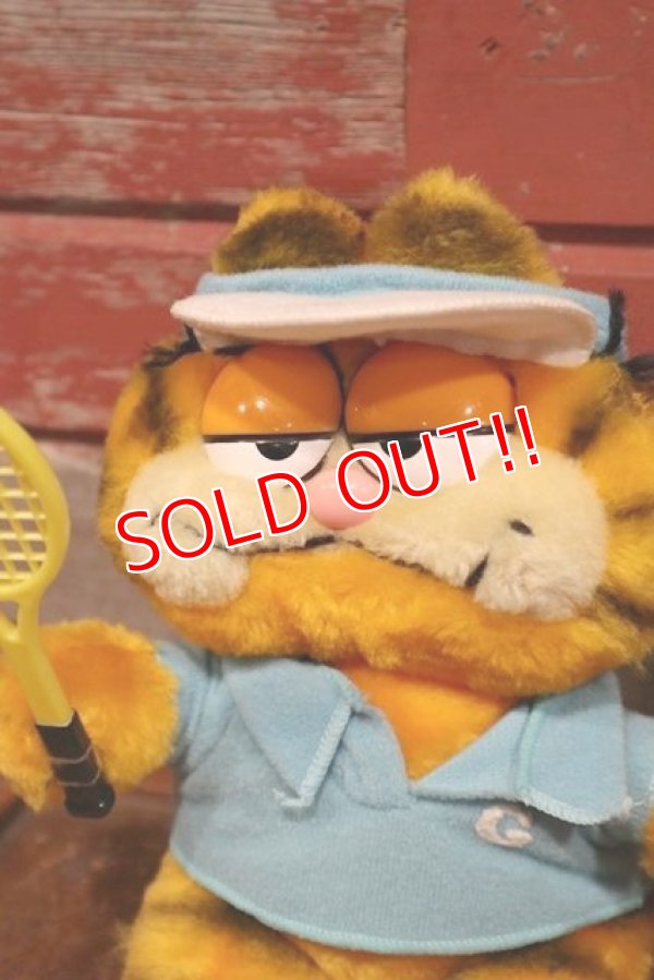 画像2: ct-190910-64 Garfield / 1980's Plush Doll "Tennis"