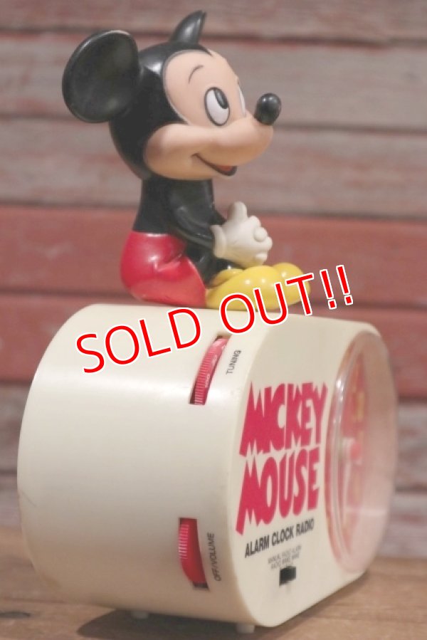 画像6: ct-190905-64 Mickey Mouse / 1970's-1980's Alarm Clock Radio