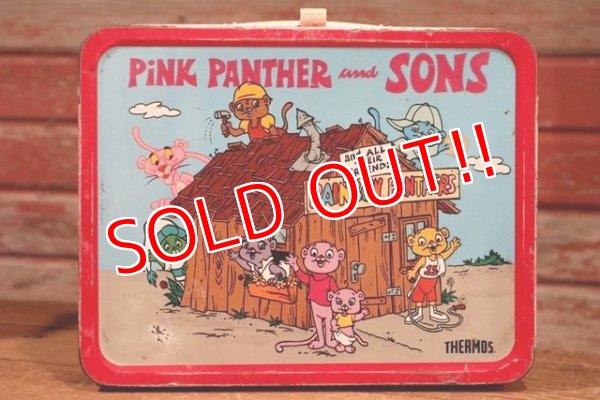 画像1: ct-190910-97 Pink Panther and Sons / THERMOS 1980's Lunch Box