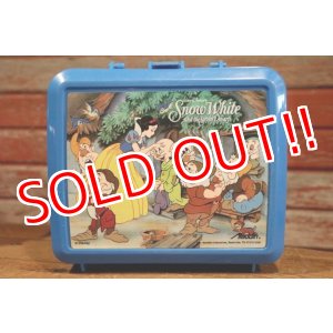 画像: ct-190901-13 Snow White and the Seven Dwarfs / Aladdin 1990's Plastic Lunch Box