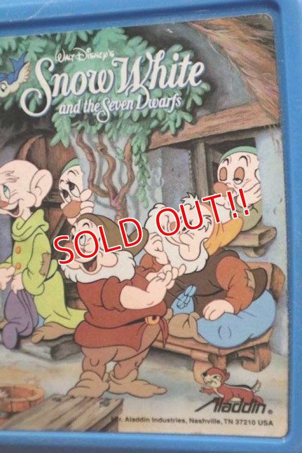 画像3: ct-190901-13 Snow White and the Seven Dwarfs / Aladdin 1990's Plastic Lunch Box